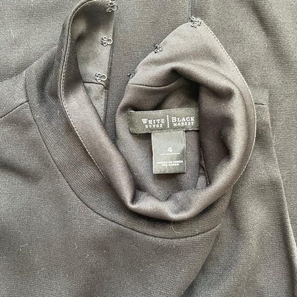 White House Black Market Ponte Turtleneck Dress 4 - Picture 9 of 13